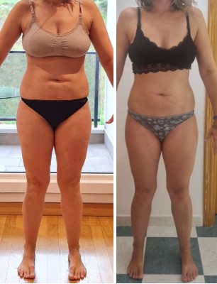 Resultado de Miriam después de ser madre por tercera vez